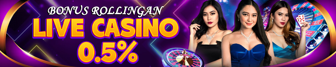 BONUS ROLLINGAN LIVE CASINO 0.5%